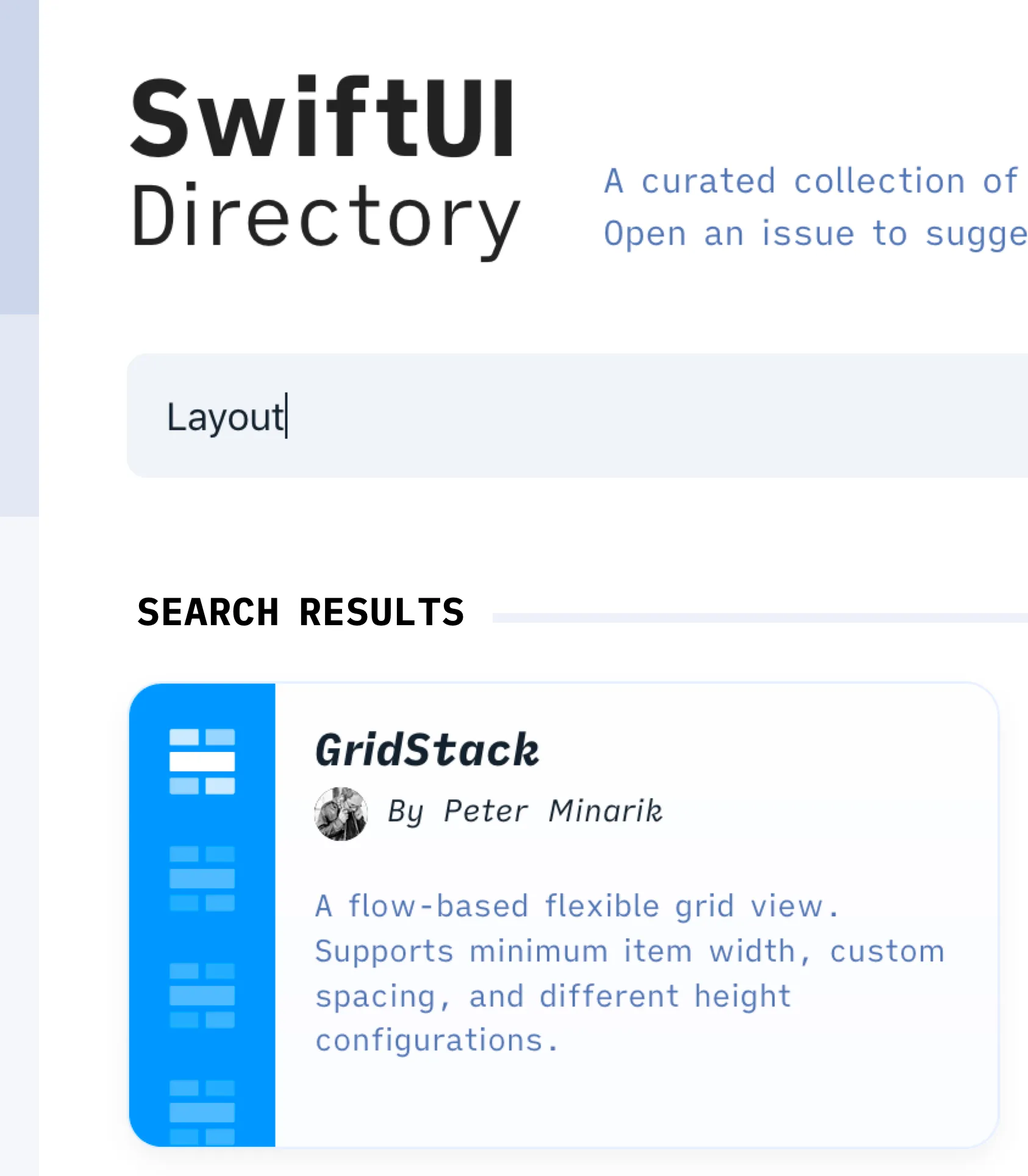 SwiftUI
Directory